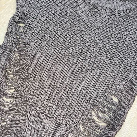 Windsor Dusty Rose Cable Knit Distressed Sweater Dress, Junior Women’s Medium - Picture 10 of 12